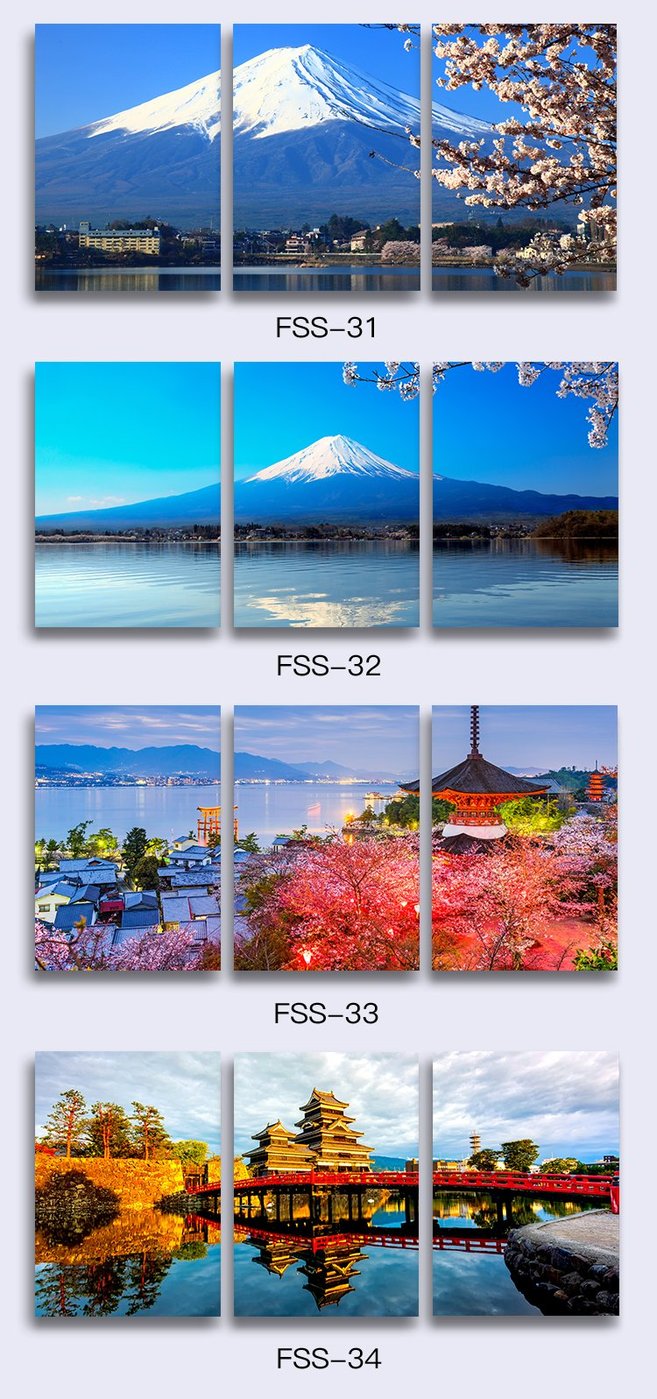 日本風景畫櫻花富士山榻榻米裝飾畫壽司料理店壁畫日式餐廳掛畫| Yahoo