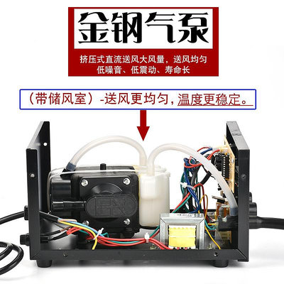 現貨850A熱風槍拆焊臺數顯可調恒溫熱風機850D焊接維修芯片氣泵拔焊臺