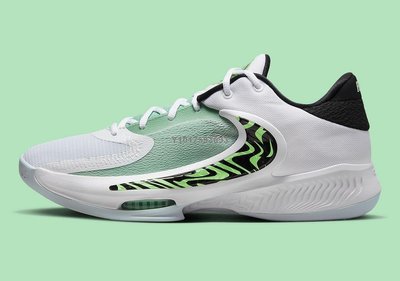 Nike Zoom Freak 4 Barely Volt 白綠 字母哥 運動百搭籃球鞋DJ6149-100 男鞋
