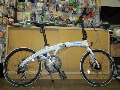 【愛爾蘭自行車】IRLAND TRINX 20吋 451輪組 SHIMANO 7速 鋁合金 碟煞 摺疊車 冠鑫自行車