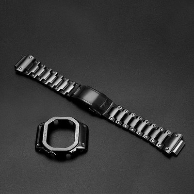 適配卡西歐小方塊DW5600/GW-M5610/GWB5600錶殼錶帶改裝金屬配件