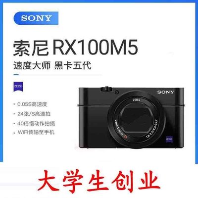 Sony索尼RX100M5 M4 M3 M2 M1黑卡數碼相機家用高清旅游相機
