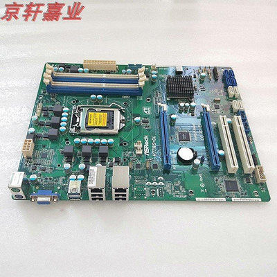 熱銷 華擎 H77WS-DL LGA1155針 伺服器主板 支持I5 I7 E3-1230系列CPU 可開發票