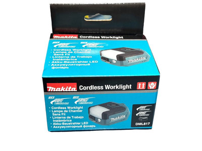 Makita 牧田 DML817 充電式LED手電筒 3種照明模式+暖色蓋 全亮300流明 18V 單機