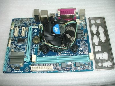 技嘉GA-H61M-DS2 DDR3主機板 + Intel Celeron G1620 2.7GCPU含原廠風扇