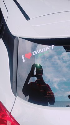 世茂嚴選 I  LOVE  SWIFT  SPORT  卡點西德  貼紙  訂做貼紙  反光貼紙  隨機出貨