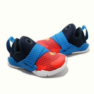 NIKE 休閒鞋 Huarache Extreme 童鞋 襪套 武士鞋 舒適 球鞋 穿搭 小童 藍 紅 [BQ7570-400]size:6、7、8、9、10