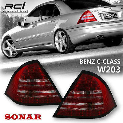 RC HID LED專賣店 BENZ賓士 W203 C-CLASS C200 C240  LED 尾燈組