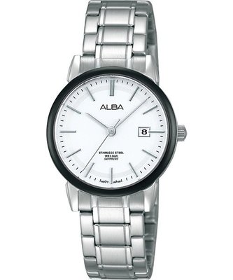ALBA Lady  素雅時尚腕錶(AH7E69X1)-銀/28mm VJ22-X177S