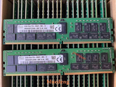 SK海力士現代HMA84GR7DJR4N-WM記憶體 32G DDR4 PC4-2933Y ECC REG