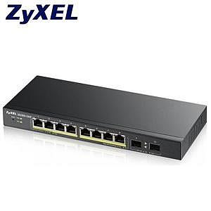 ◤全新品 含稅 免運費◢ ZyXEL GS1900-10HP 8埠 GbE 智慧型網管交換器