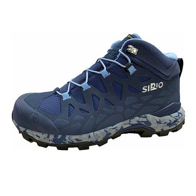 [好也戶外]SIRIO 女 Gore-Tex中筒登山健行鞋(3E+寬楦) 水藍 NO.PF156IN