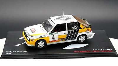 ixo 1:43 Renault 11 Turbo WRC 1987雷諾拉力賽車合金車模型4#
