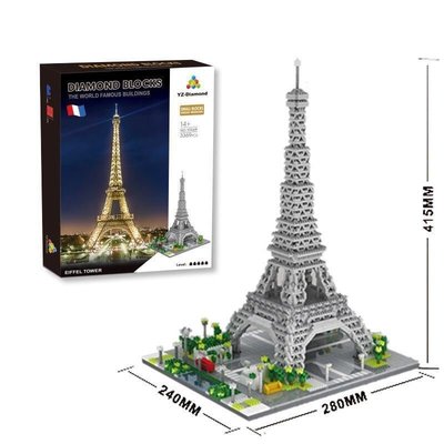 適用于樂高積木埃菲爾巴黎鐵塔拼裝世界建筑模型5000粒以上高難度