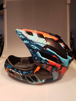 (191單車) CIGNA 滑步車全罩式安全帽 可拆下巴全罩式(共兩色)