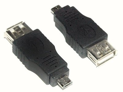USB A母-Micro 5pin 轉接頭 轉換器 轉換頭