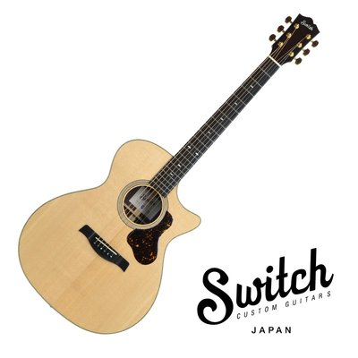 Switch GA-70C 西堤卡雲杉面板 印度玫瑰木背側 全單 民謠吉他 - 【他，在旅行】
