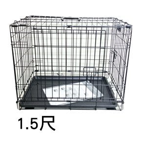 ☆米可多寵物精品☆【SIMPLY】狗籠 1.5尺烤漆摺疊籠-黑