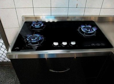 《台灣尚青生活館》喜特麗 JT-GC309A ♫ 強化玻璃 三口 檯面爐 ♫ 檯面式 瓦斯爐 (黑)