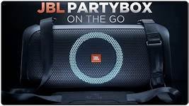 JBL 美國 PartyBox On The Go 便攜式派對藍芽喇叭 含2無線麥克風 可接樂器 英大公司非一般公司貨
