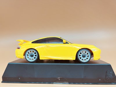 老保時捷 非常罕見 Kyosho MINI-Z Racer 車殼 Porsche 911 GT3 黃色