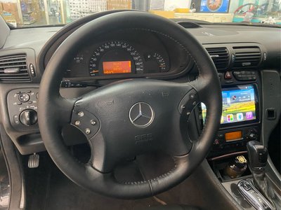 BENZ c class w203 方向盤 真皮方向盤 牛皮方向盤 需回收原廠方向盤