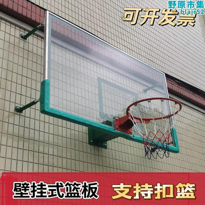 壁掛式籃球架籃板成人兒童家用標準室外家用牆上籃球板