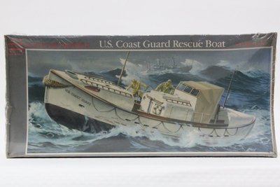 【統一】GLENCOE《美國 警衛隊救援船艇Coast Guard Rescue Boat》1:48#05301【缺貨】