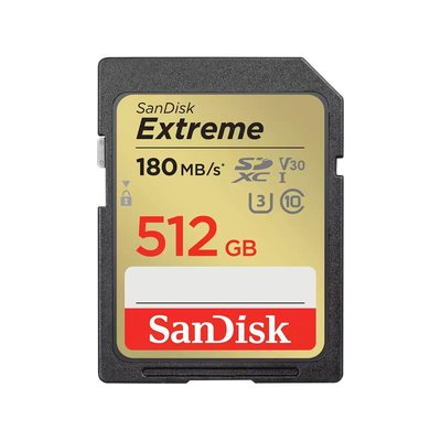 『儲存玩家』台南 SanDisk 512GB 512G Extreme SDXC V30 U3 讀寫180/130MB