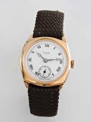 1936S瑞士LIMIT III 限量版 III 正琺瑯瓷面手動上鍊機械古董錶