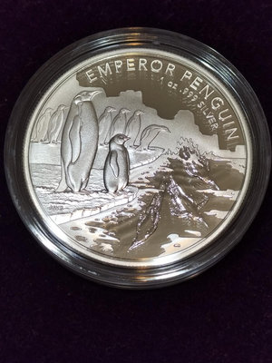 2023 澳洲皇家南極領地-帝王企鵝銀幣1盎司 （ 全新現貨, 稀有）