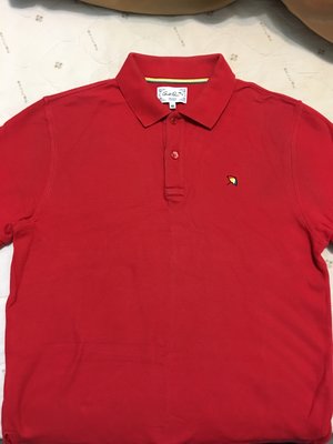 Armold Palmer 雨傘牌 [專櫃正品] 紅色 素面POLO衫 (48) （只有1件）