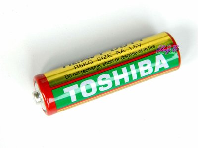 TOSHIBA 東芝環保電池 R6KG SIZE AA 1.5V 3號電池