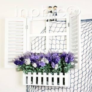 INPHIC-地中海風假窗 大假窗 窗戶掛飾 牆飾 壁飾 假窗戶 家居裝飾品