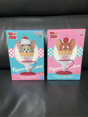 小美M.H-全新湯姆貓與傑利鼠甜筒冰淇淋公仔兩個一組