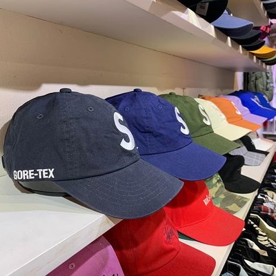 ☆LimeLight☆ 2020 F/W Supreme Gore-Tex S Logo 6-Panel 老帽防潑水