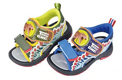 新款入荷～*TOPU ONE*男童 恐龍 暴龍 ＬＥＤ透氣電燈運動涼鞋 涼鞋 童鞋～台灣製造ＭＩＴ