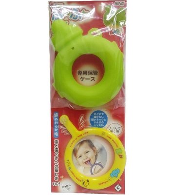 日本POSY安心安全圓型兒童牙刷(附收納盒) 超軟刷毛適合6個月~約3歲使用---特價220元