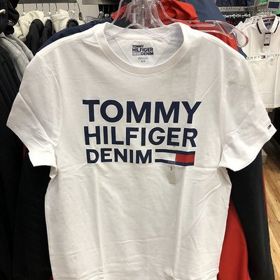【STYLE嚴選】 湯米新款 TOMMY HILFIGER正品男士純棉字母印花圓領T恤