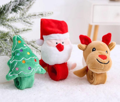 Santa Claus Christmas Plush Toy Bracelet Xmas Gifts toy gift