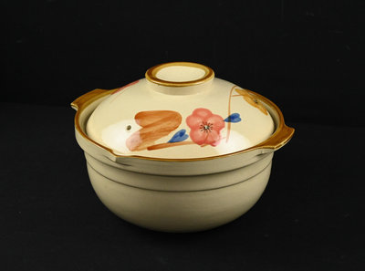 《玖隆蕭松和 挖寶網T》B倉 陶瓷 陶鍋 燉鍋 砂鍋 蓋鍋 重約 2.5kg  (07999)