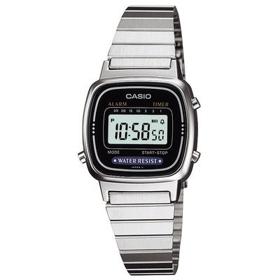 CASIO 卡西歐 熱銷復古方形數位電子錶(LA670WD-1) (LA670WGA-1) 30mm電子錶