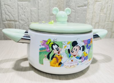 【JP.com】日本製 象印 ZOJIRUSHI 迪士尼 DISNEY 18cm 琺瑯鍋 兩手鍋 彩色鍋