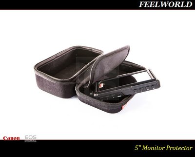 【特價促銷】FEELWORLD 5吋4K 全高清1920X1080  攝影監視器-專用保護硬殼包