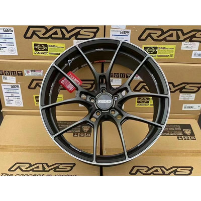 【YGAUTO】【現貨】日本全新 RAYS G025 正品 19吋 鍛造 9.5+25 10.5+35 MK 5-120