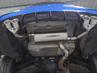 BMW F30 328 尾段 排氣管