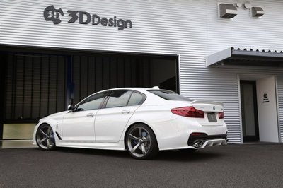 ✽顯閣商行✽日本 3D design BMW G30/G31 後下巴 後下擾流 素材 空力套件