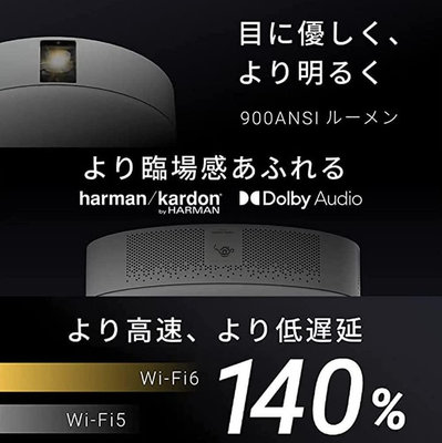 日本 Aladdin X2 Plus 投影機 (X2+)Full HD無線投放投影機 LED 吸頂燈 藍牙喇叭 popIn Aladdin 智能投影燈【全日空】