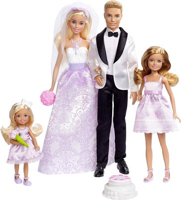 芭比與肯尼婚禮組合 芭比 肯尼 婚禮組合 Barbie 芭比娃娃 芭比洋娃娃 MATTEL 美泰兒 正版在台現貨