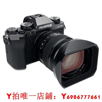 JJC適用富士XF 16-80mm鏡頭遮光罩XF 16-80mm f4 R OIS WR鏡頭保護罩XT5 XT4 XS1